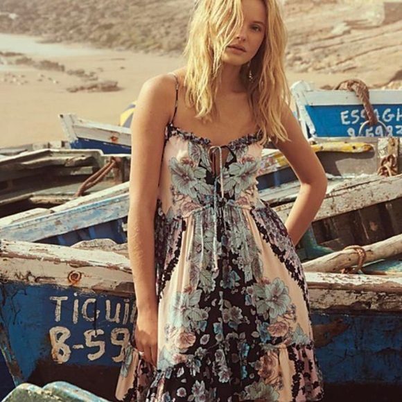 Free People Summer Storm Slip Dress NWT Size Small - Picture 1 of 12